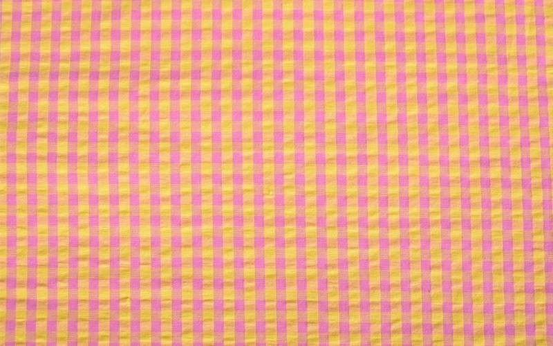 VICHY SEERSUCKER ROSA Y AMARILLO